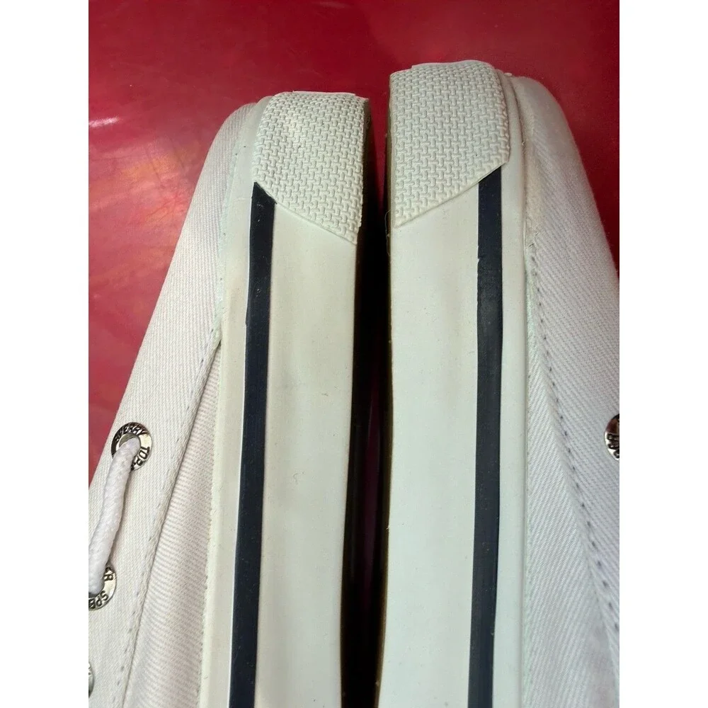 NEW Women Sperry Top-Sider Bahama Clog White Boat Shoes Slides Canvas size 9 M
